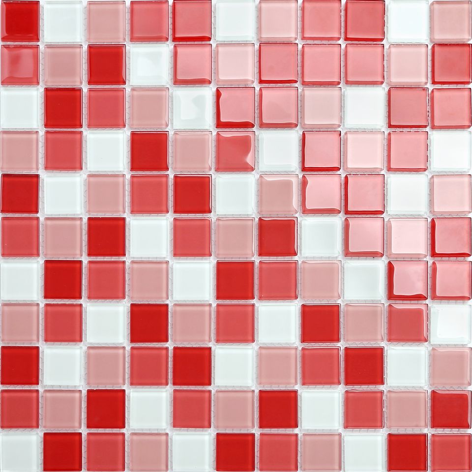 Gạch mosaic màu hồng đưa nghệ thuật vào không gian sống