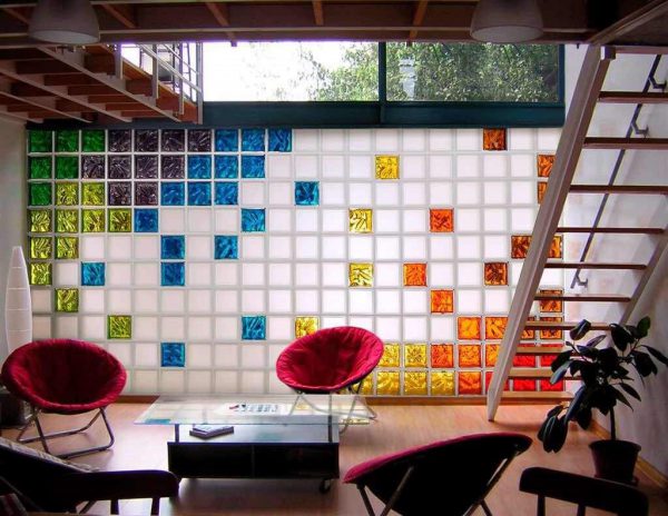 Gạch kính mosaic cho các công trình hiện đại